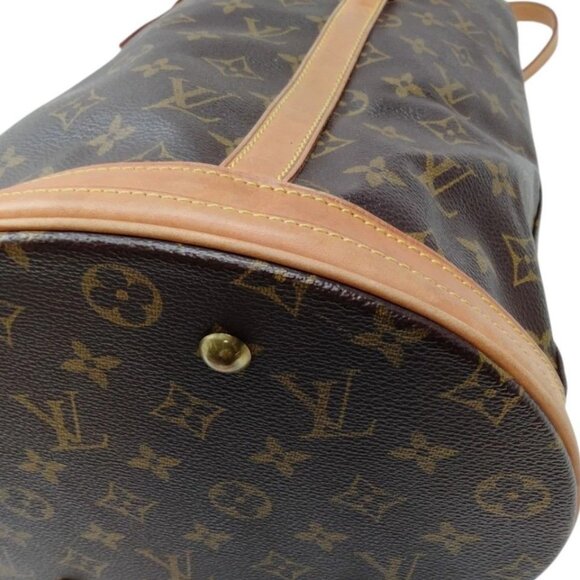 739490BS (X6) Louis Vuitton Shoulder Bag Bucket GM Brown Monogram - Picture 5 of 9